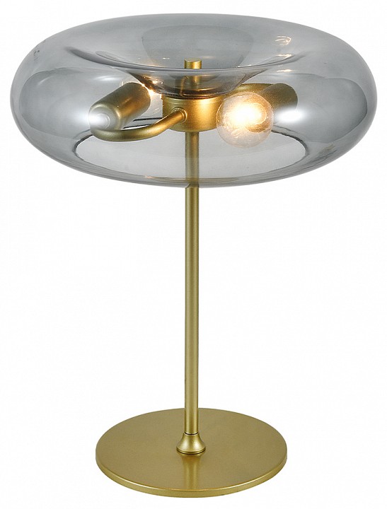 Настольная лампа декоративная indigo leggero 11062/2t smoke