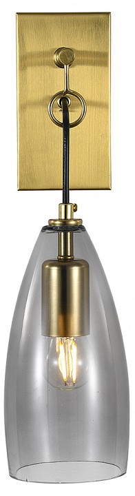 Бра indigo goccia 11064/1w smoke