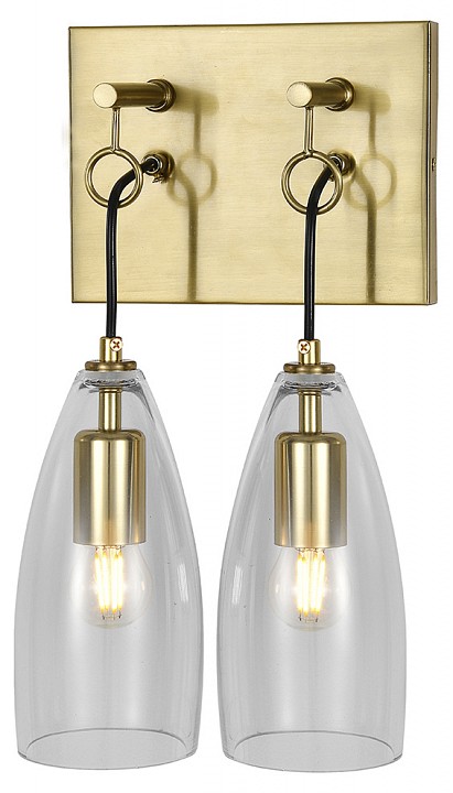 Бра indigo goccia 11064/2w clear