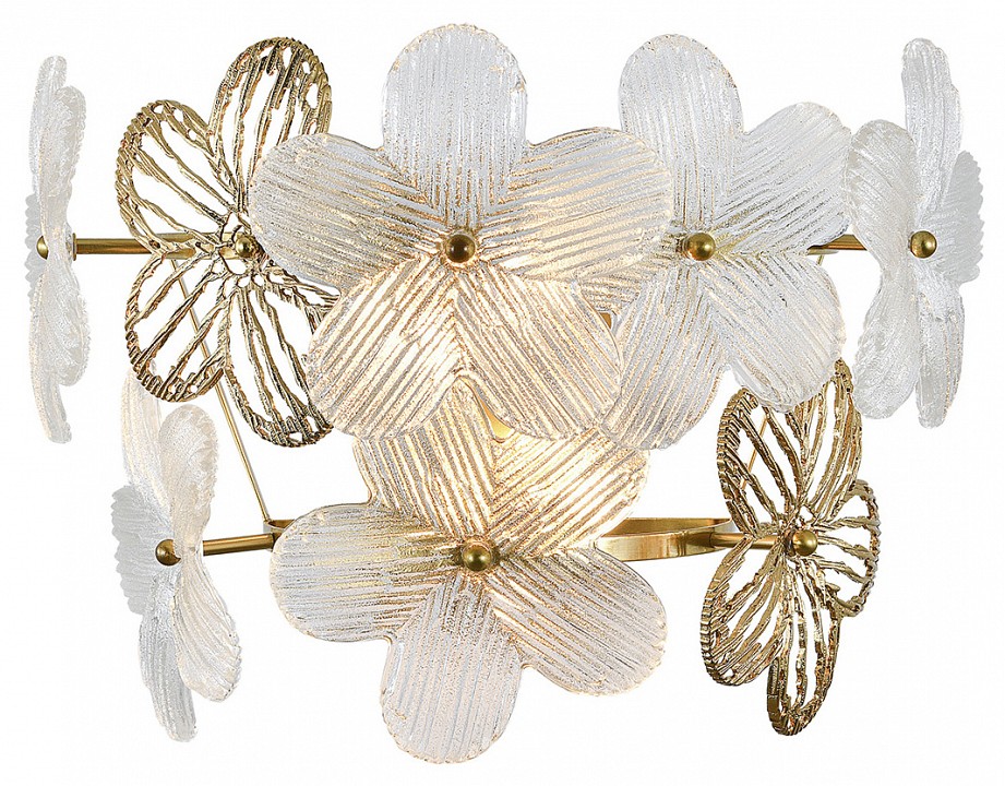 Накладной светильник indigo fiori 12049/2w brass