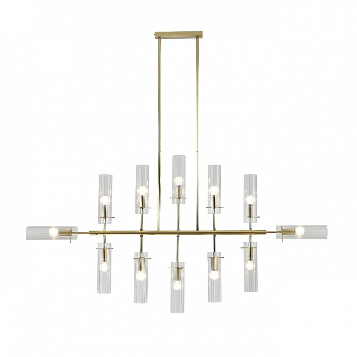 Люстра на штанге indigo saetta 11053/12r gold