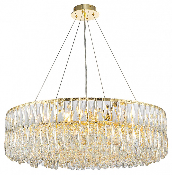 Подвесная люстра indigo vortice 12050/18p gold