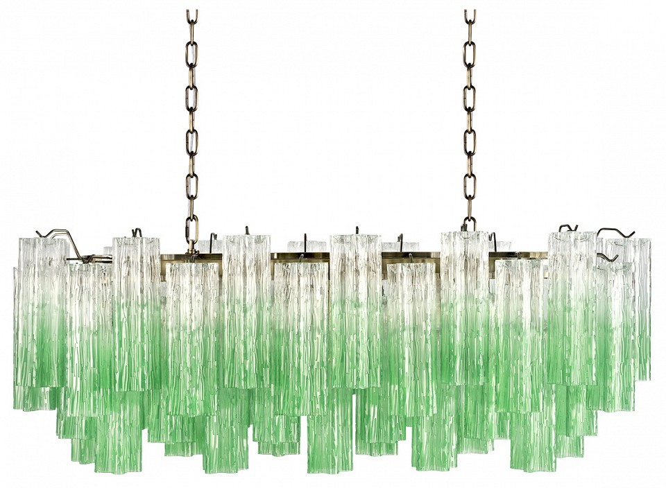 Подвесная люстра loft it murano 10580/1000r clear green