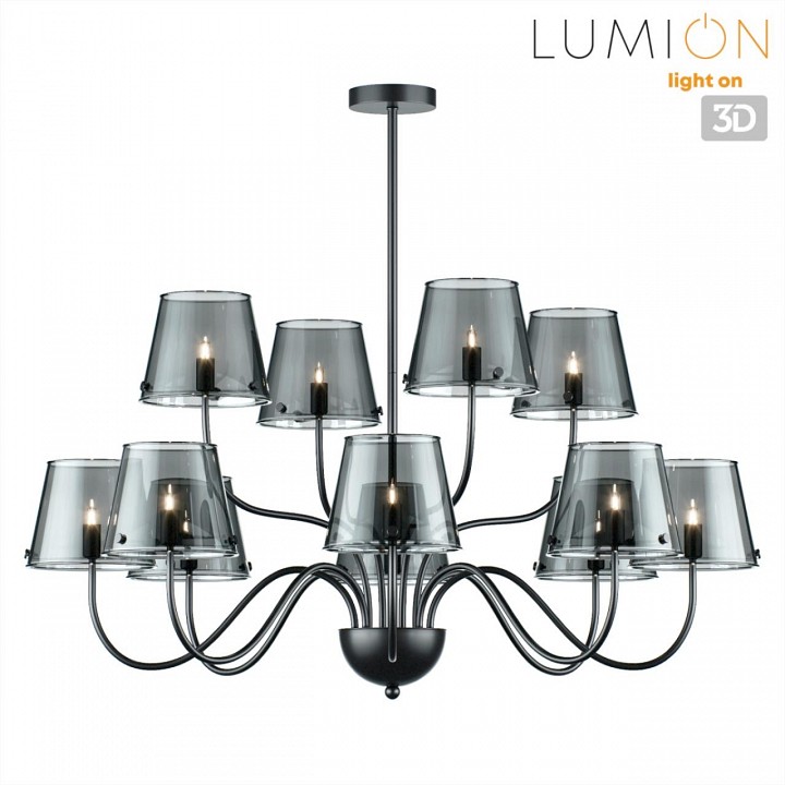 Люстра на штанге lumion smoky 6570/12c