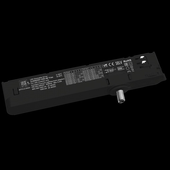 Переходник для трека lightstar quattro 594057