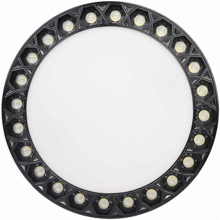 Накладной светильник iledex technical mercury 5552-36w-d217-3/4k-wh+bk