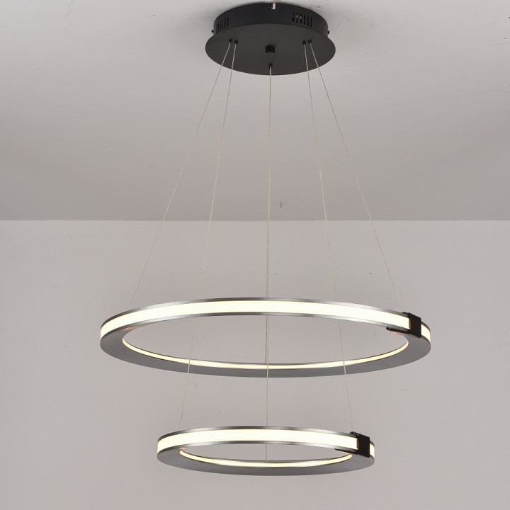 Подвесной светильник iledex vision 9225-6+4sd gr+bk