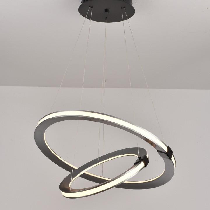 Подвесной светильник iledex vision 9225-8+5sd gr+bk