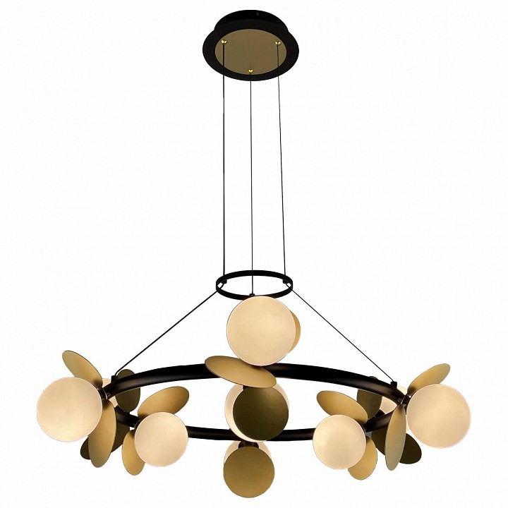 Подвесная люстра iledex savage c4641-9 mbk+sgd