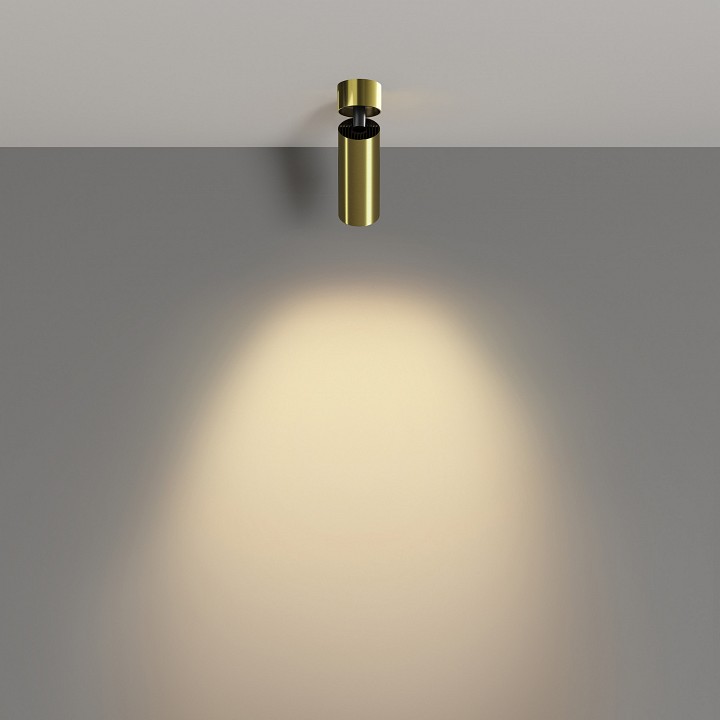 Светильник на штанге maytoni technical focus led c055cl-l12w2.7k-w-bs