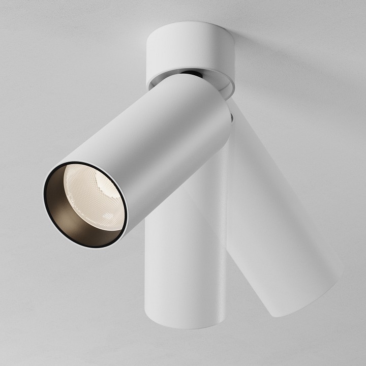 Светильник на штанге maytoni technical focus led c055cl-l12w3k-ss-w