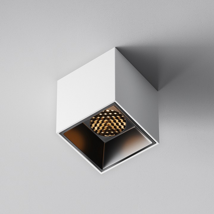 Накладной светильник maytoni technical alfa led c064cl-5w2.7k-sq-wb