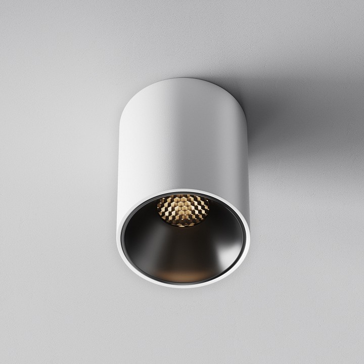 Накладной светильник maytoni technical alfa led c064cl-8w3k-rd-wb