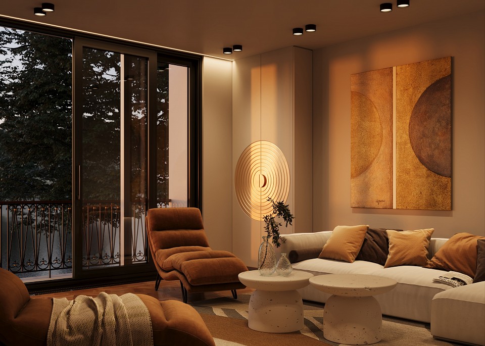 Накладной светильник maytoni technical glare c091cl-12w3k-b