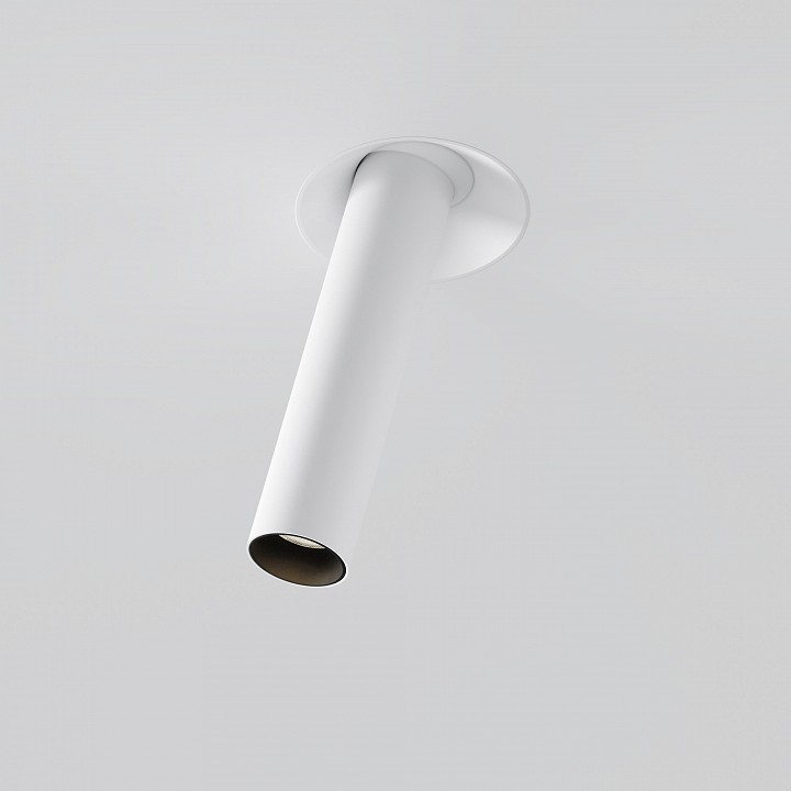 Встраиваемый светильник на штанге maytoni technical focus t c140rs-l200-7w3k-w