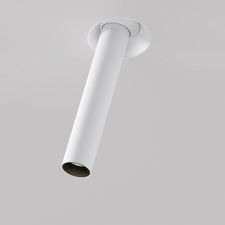 Встраиваемый светильник на штанге maytoni technical focus t c140trs-l300-7w3k-w