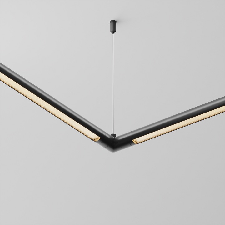 Соединитель угловой l-образный для треков накладных maytoni technical  ca014cl-b