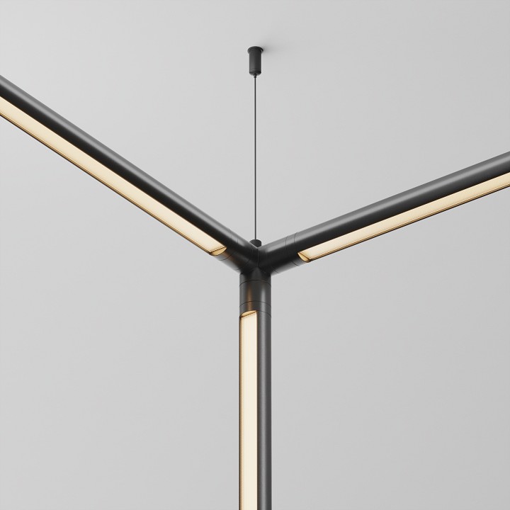 Соединитель y-образный для треков maytoni technical  ca016tc-b