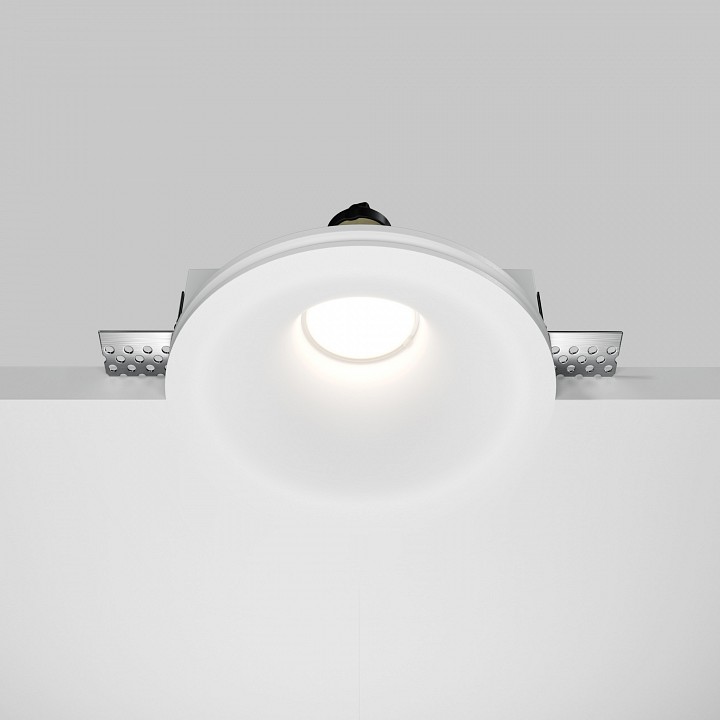 Встраиваемый светильник maytoni technical gyps modern dl002-1-01-w-1