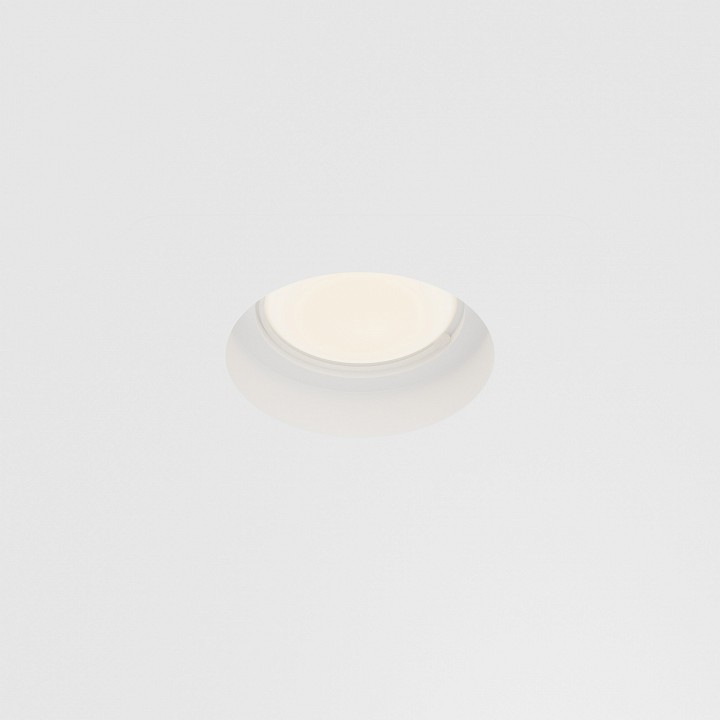 Встраиваемый светильник maytoni technical gyps modern dl002-gu10-01-w