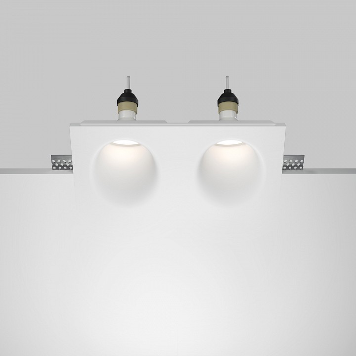 Встраиваемый светильник maytoni technical gyps modern dl002-ww-02-w