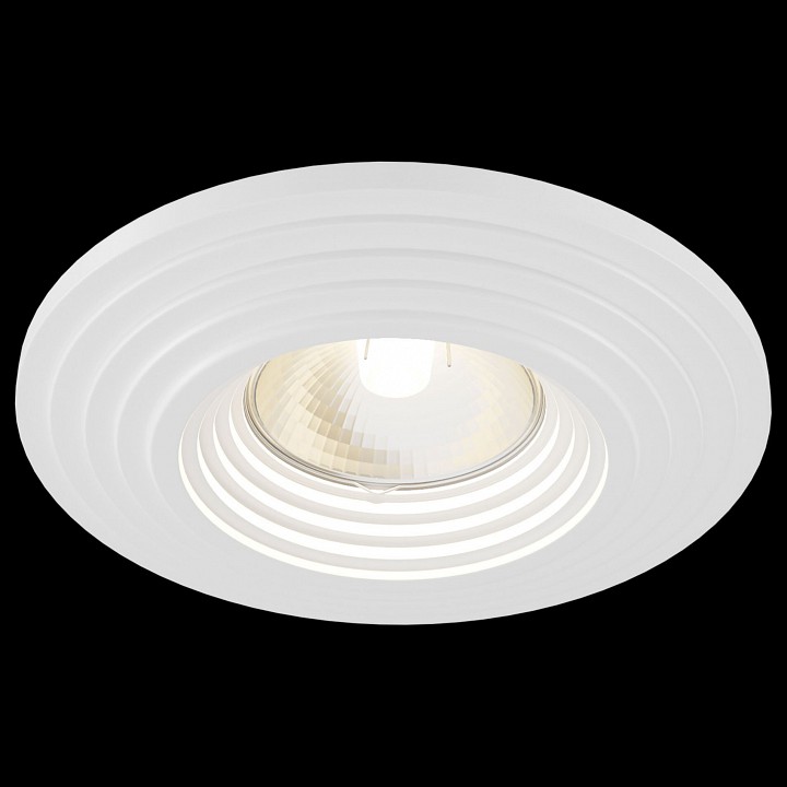 Встраиваемый светильник maytoni technical gyps modern dl004-1-01-w