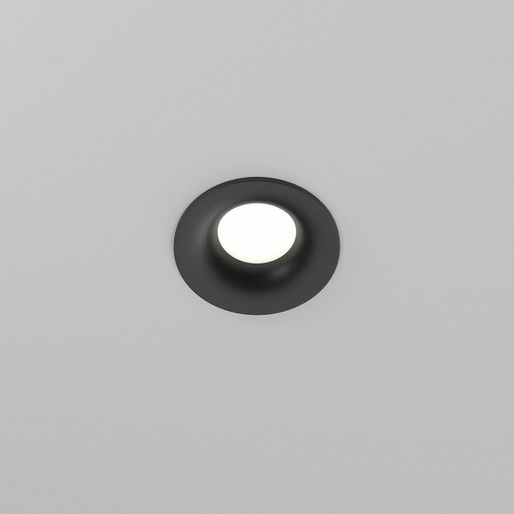 Встраиваемый светильник maytoni technical slim dl027-gu10-b