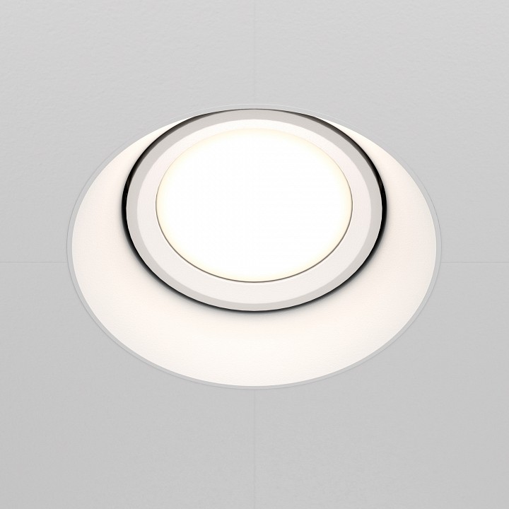 Встраиваемый светильник maytoni technical dot dl042-01-rd-w