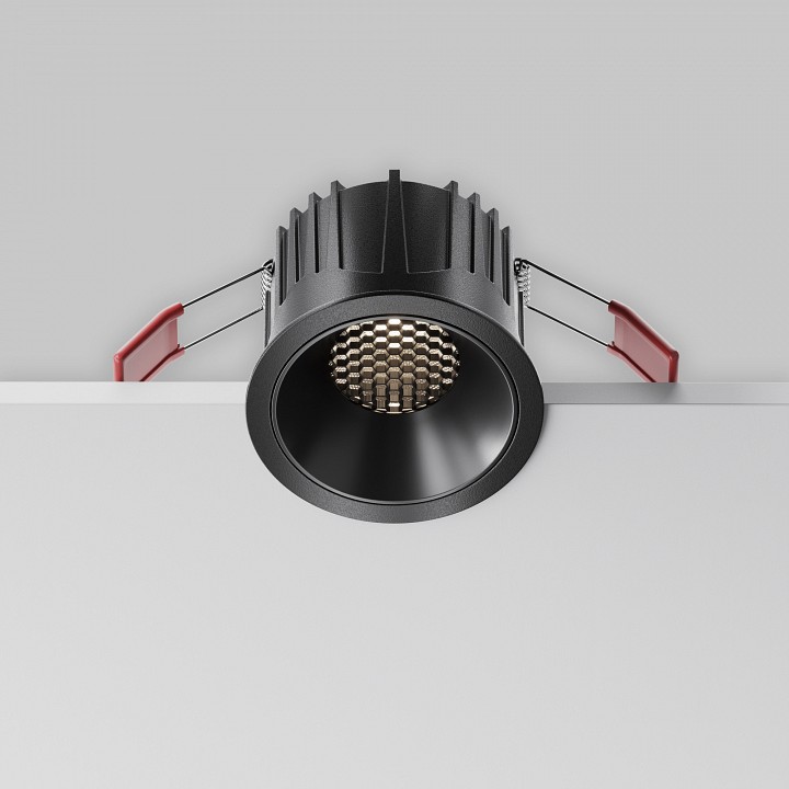 Встраиваемый светильник maytoni technical alfa led dl043-01-15w4k-rd-b-1