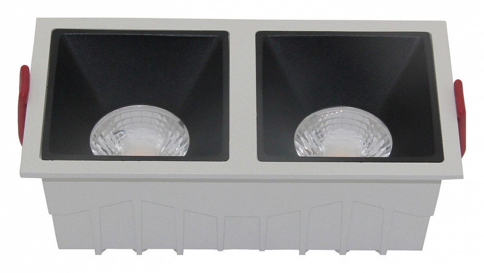 Встраиваемый светильник maytoni technical alfa led dl043-02-15w3k-sq-wb