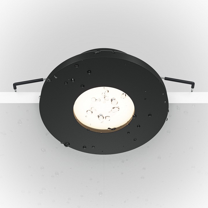 Встраиваемый светильник maytoni technical stark dl083-01-gu10-rd-b