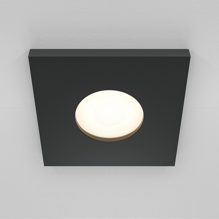 Встраиваемый светильник maytoni technical stark dl083-01-gu10-sq-b