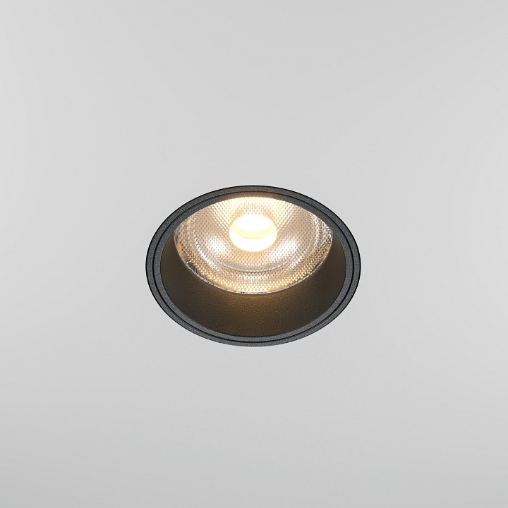 Встраиваемый светильник maytoni technical  dl125-l12-3k-trs-b