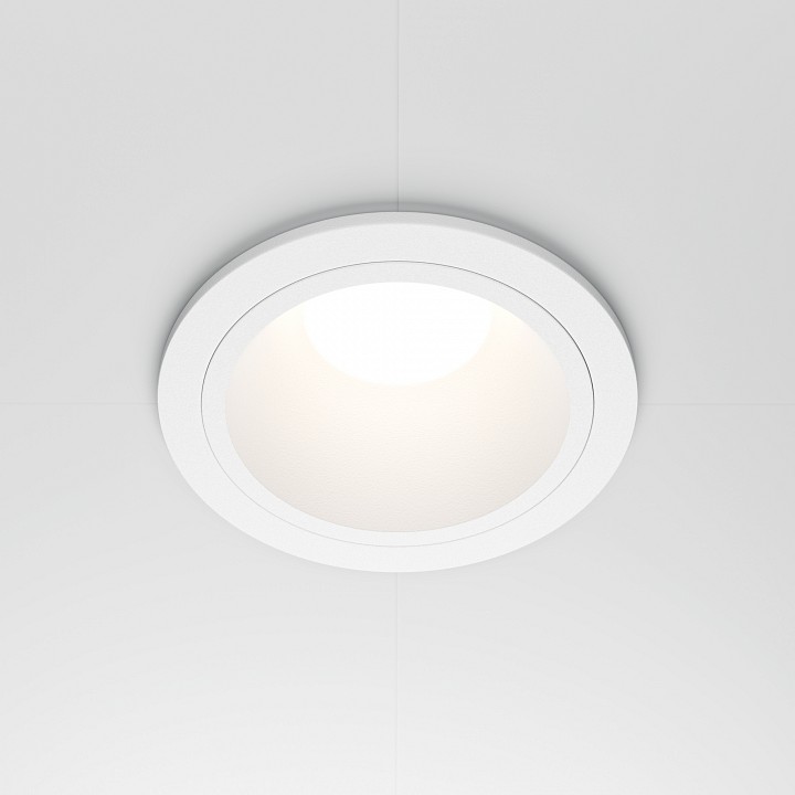 Встраиваемый светильник maytoni technical  dl126-gu10-w