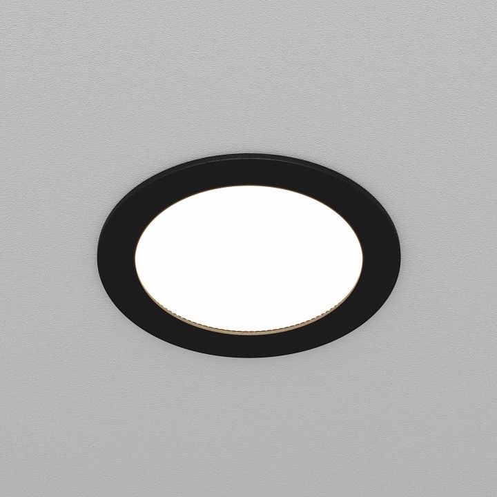 Встраиваемый светильник maytoni technical orb dl130-gx53-b