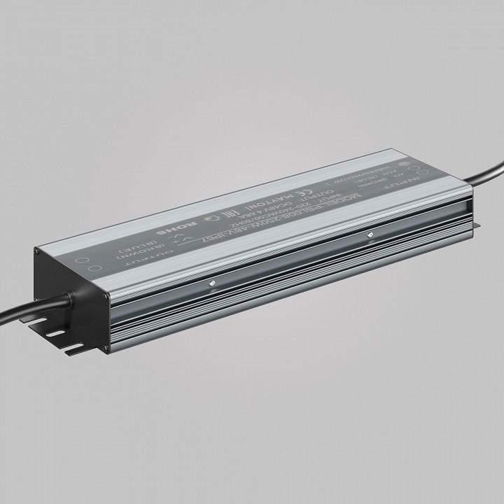 Блок питания с проводом maytoni technical power supply magnetic psl008-250w-48v-ip67