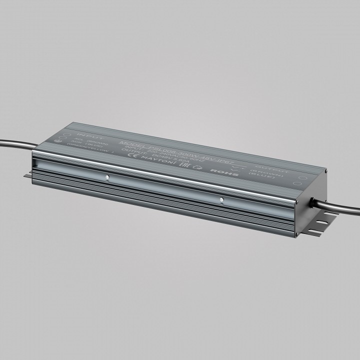 Блок питания с проводом maytoni technical power supply magnetic psl008-300w-48v-ip67