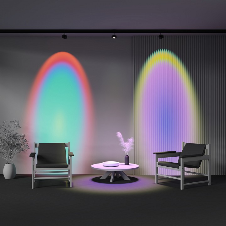 Светильник на штанге maytoni technical lens tr217-2-15w4k-b