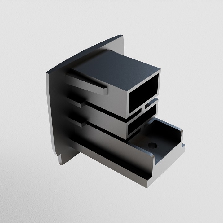 Заглушка для трека maytoni technical accessorises tra005ec-31b