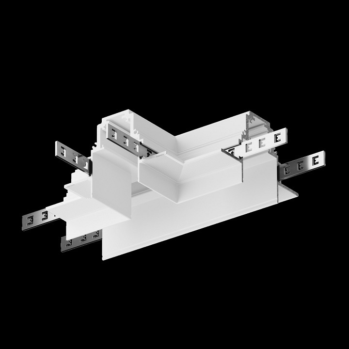 Соединитель t-образный для треков накладных maytoni technical accessories for tracks gravity tra010ct-42w