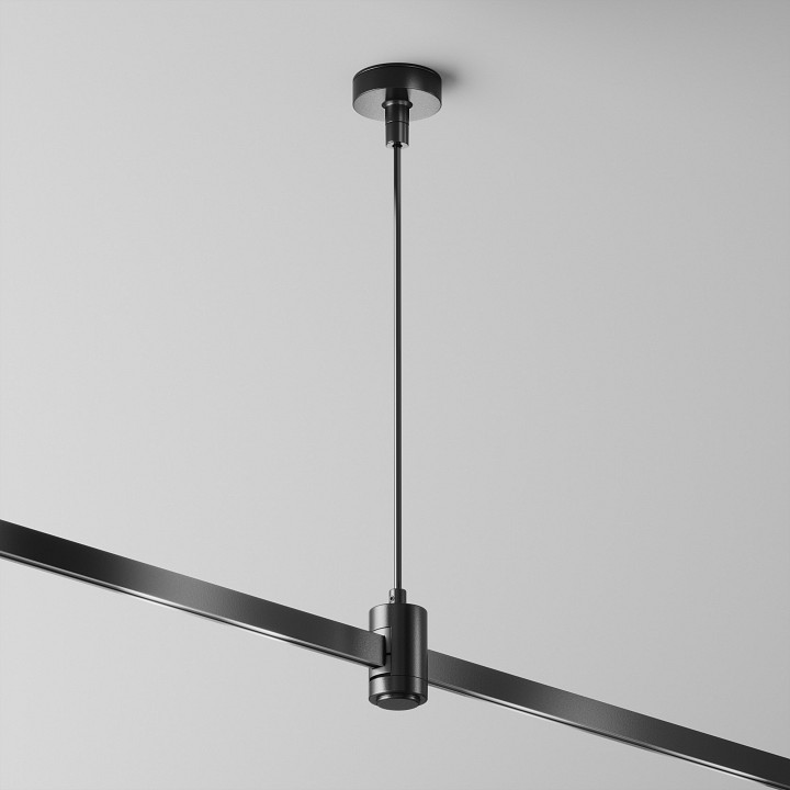 Подвес для трека maytoni technical accessories for tracks flarity tra157sw-b1-b