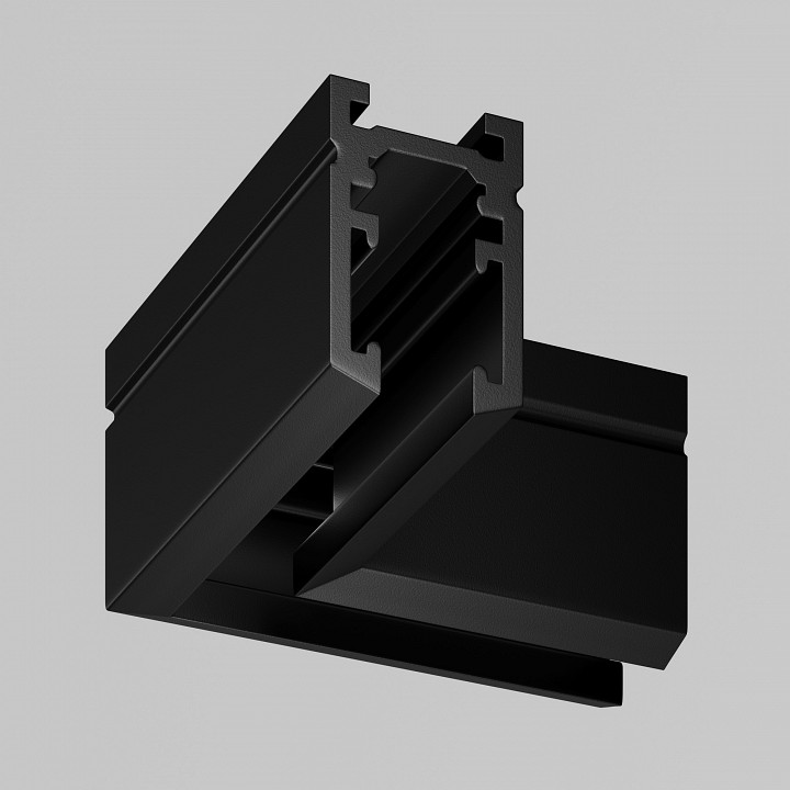 Соединитель угловой l-образный для треков накладных maytoni technical levity tra184cl-11b