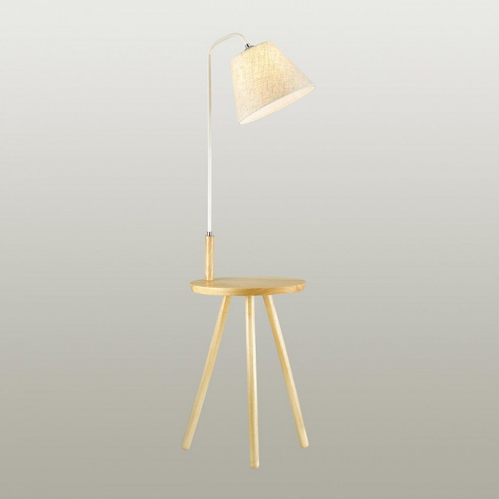 Стол журнальный с торшером odeon light kalda 4667/1f