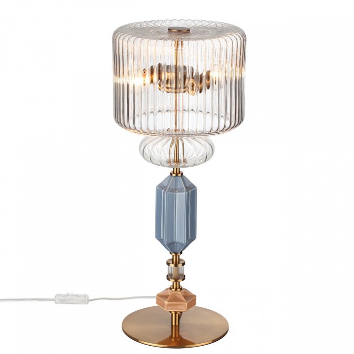 Настольная лампа декоративная odeon light terra 5414/2ta