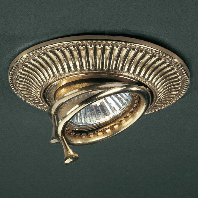 Встраиваемый светильник reccagni angelo 1082 spot 1082 oro