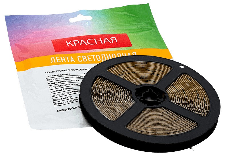 Лента светодиодная swg swg3120 swg3120-12-9.6-r-m