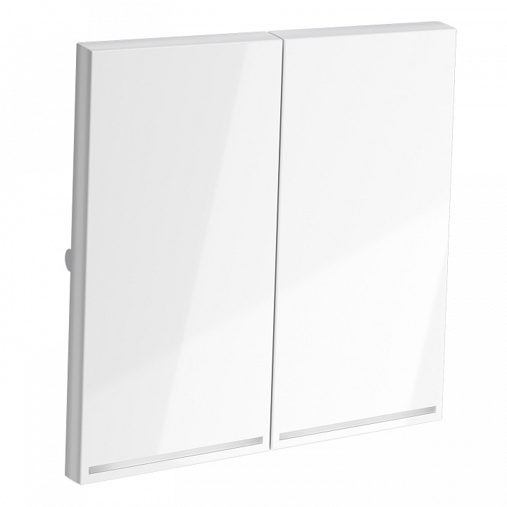 Клавиши для выключателя двухклавишного с подсветкой voltum s70 vls000401