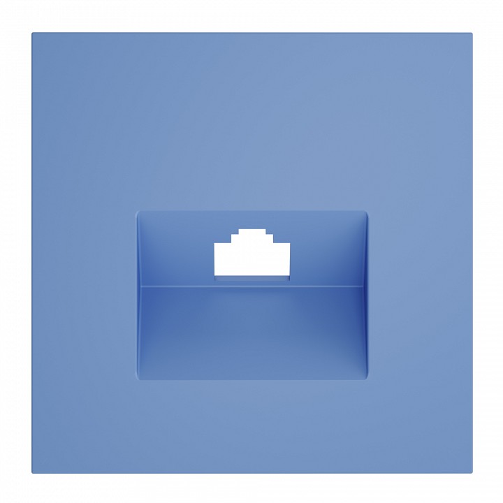 Накладка для розетки rj-11 или rj-45 voltum s70 vls001315