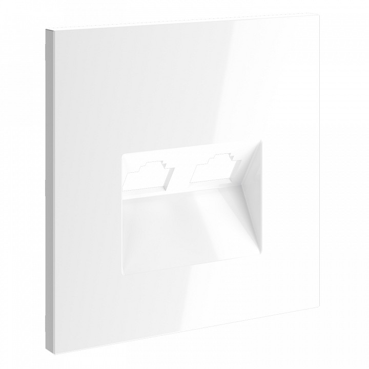 Накладка для розетки rj-11 или rj-45 voltum s70 vls001401