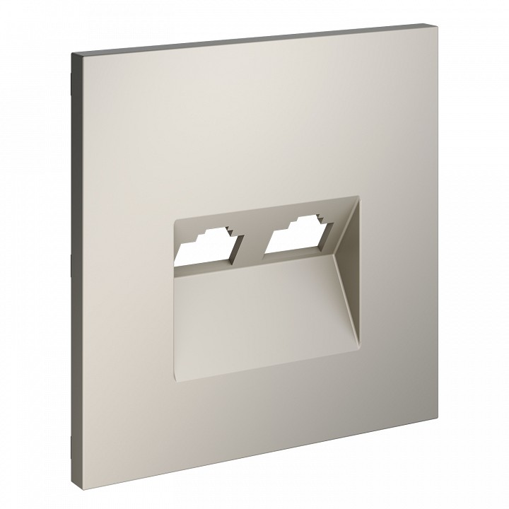 Накладка для розетки rj-11 или rj-45 voltum s70 vls001403